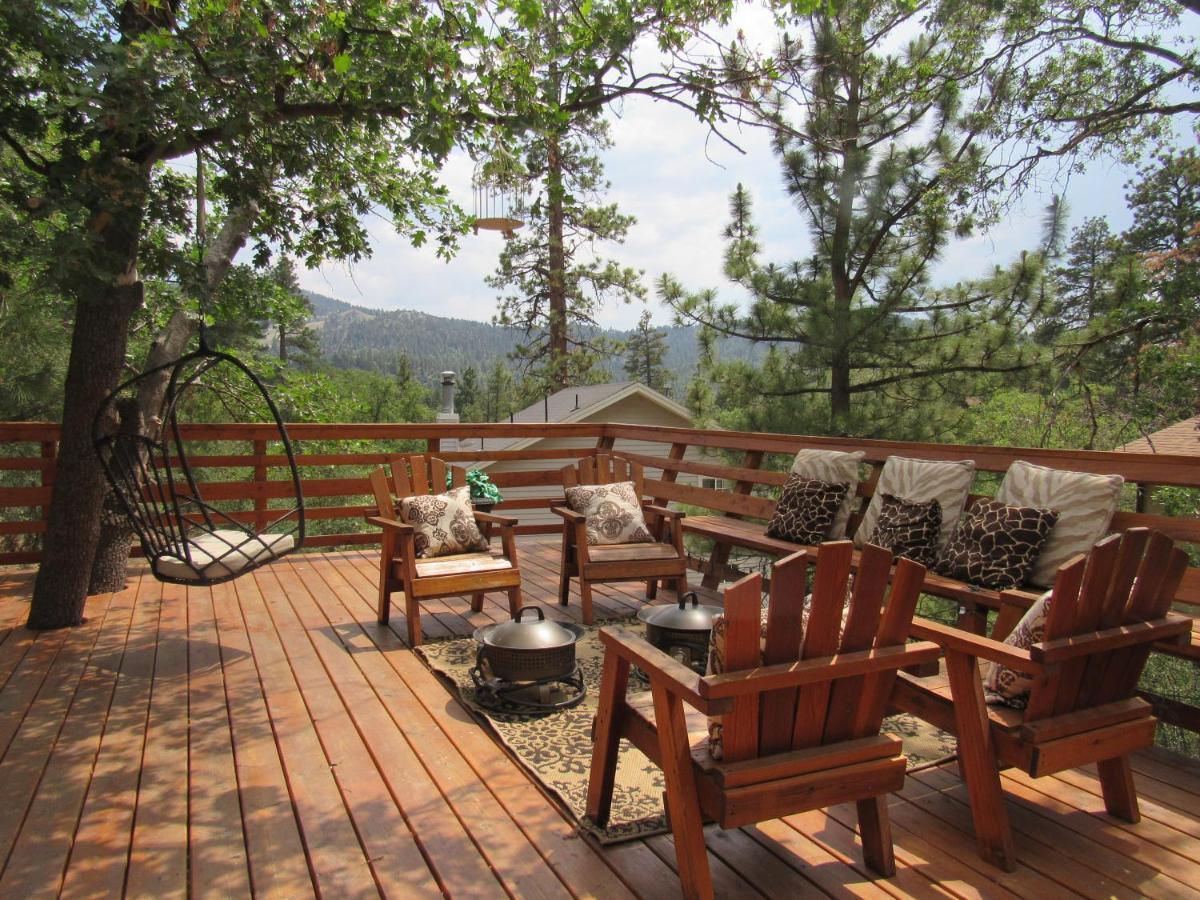 Hillside Hideaway -View Of Ski Slope From Charming Deck بيغ بير لاكي، سان بيرناردينو، كاليفورنيا المظهر الخارجي الصورة